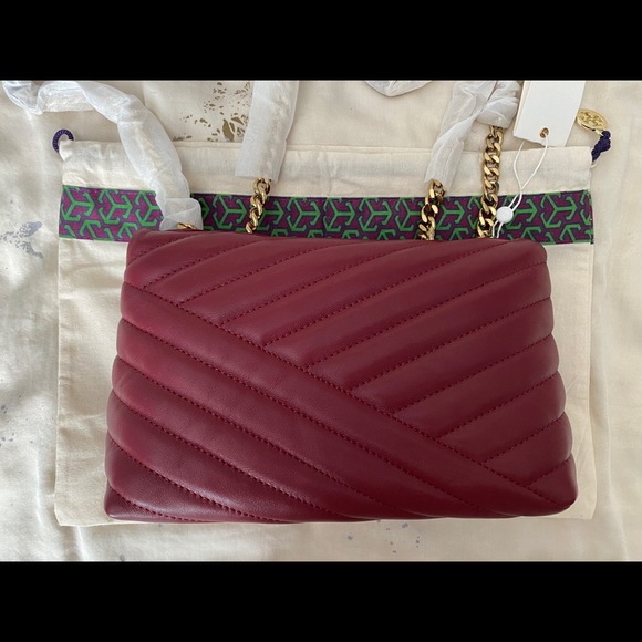 TORY BURCH KIRA CHEVRON SMALL CONVERTIBLE BAG - Picture 4 of 5